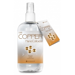 Wodny koloid miedzi 250ml, 50ppm, koncentrat.