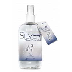 Wodny koloid srebra 250ml, 50ppm, koncentrat.